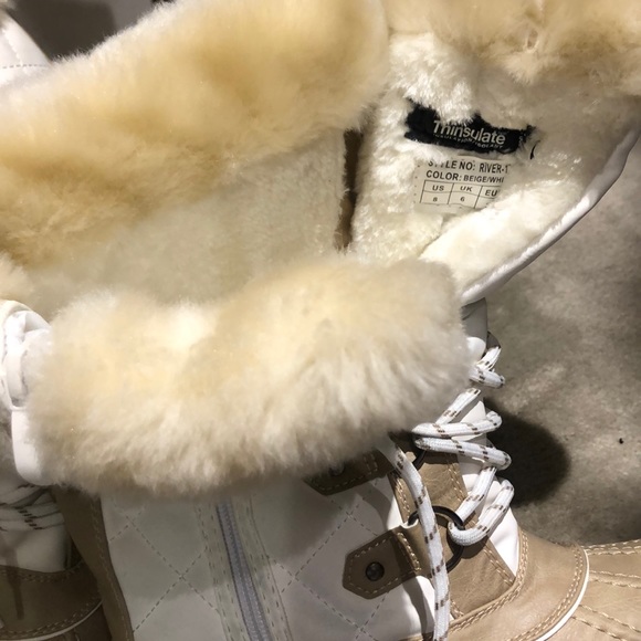 Beautiful color waterproof snow boots new Size 8 - Picture 5 of 10